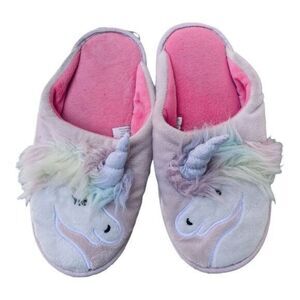 Secret Treasures Unicorn Slippers Size 5-6